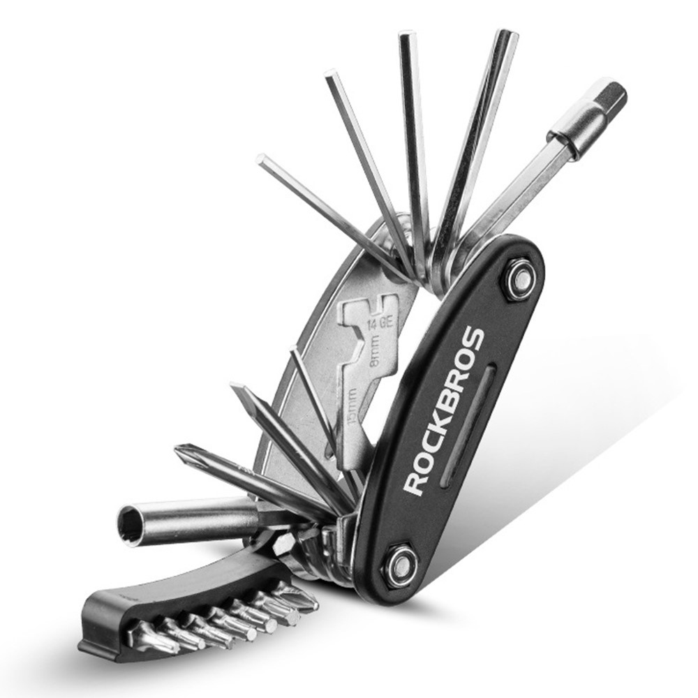 Kompaktní cyklistické nářadí 16 v 1 pro rychlé opravy kola