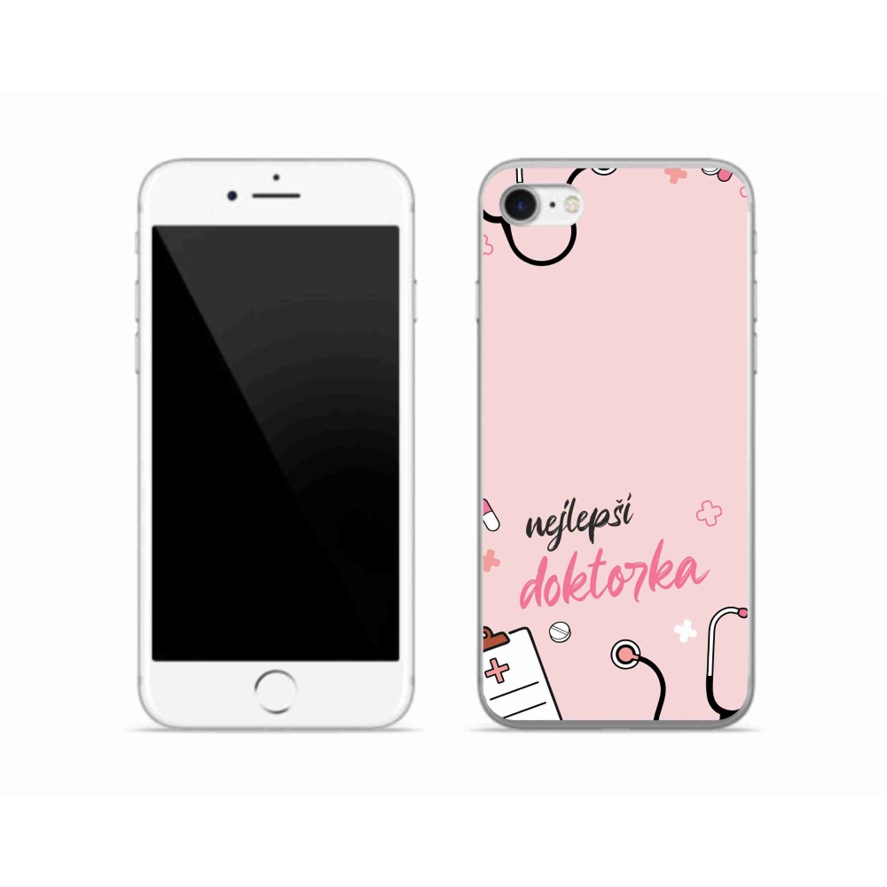 Gelový kryt mmCase na iPhone SE (2022) - nejlepší doktorka