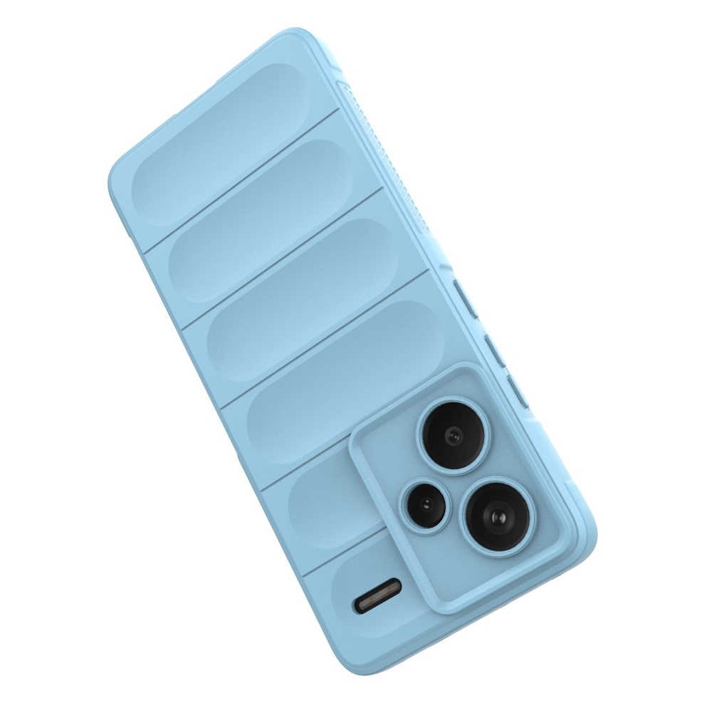 Rugg odolný gelový obal na Xiaomi Redmi Note 13 Pro+ 5G - světlemodrý