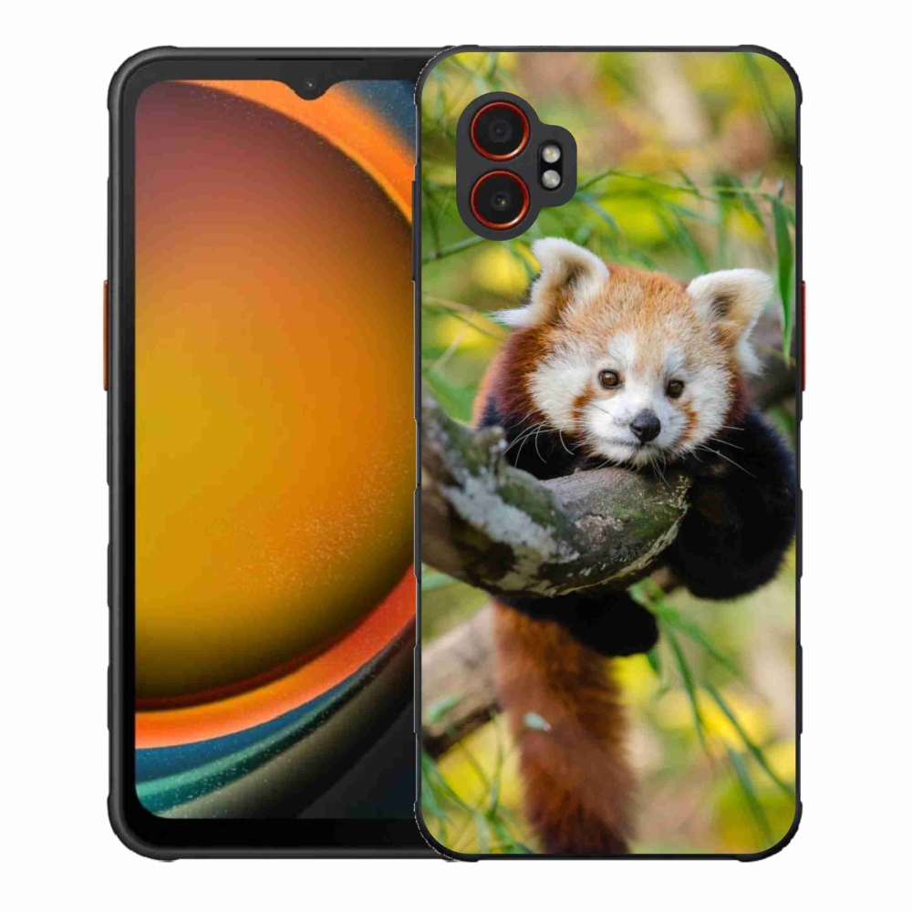 Gelový kryt mmCase na Samsung Galaxy Xcover 7 Pro - panda červená