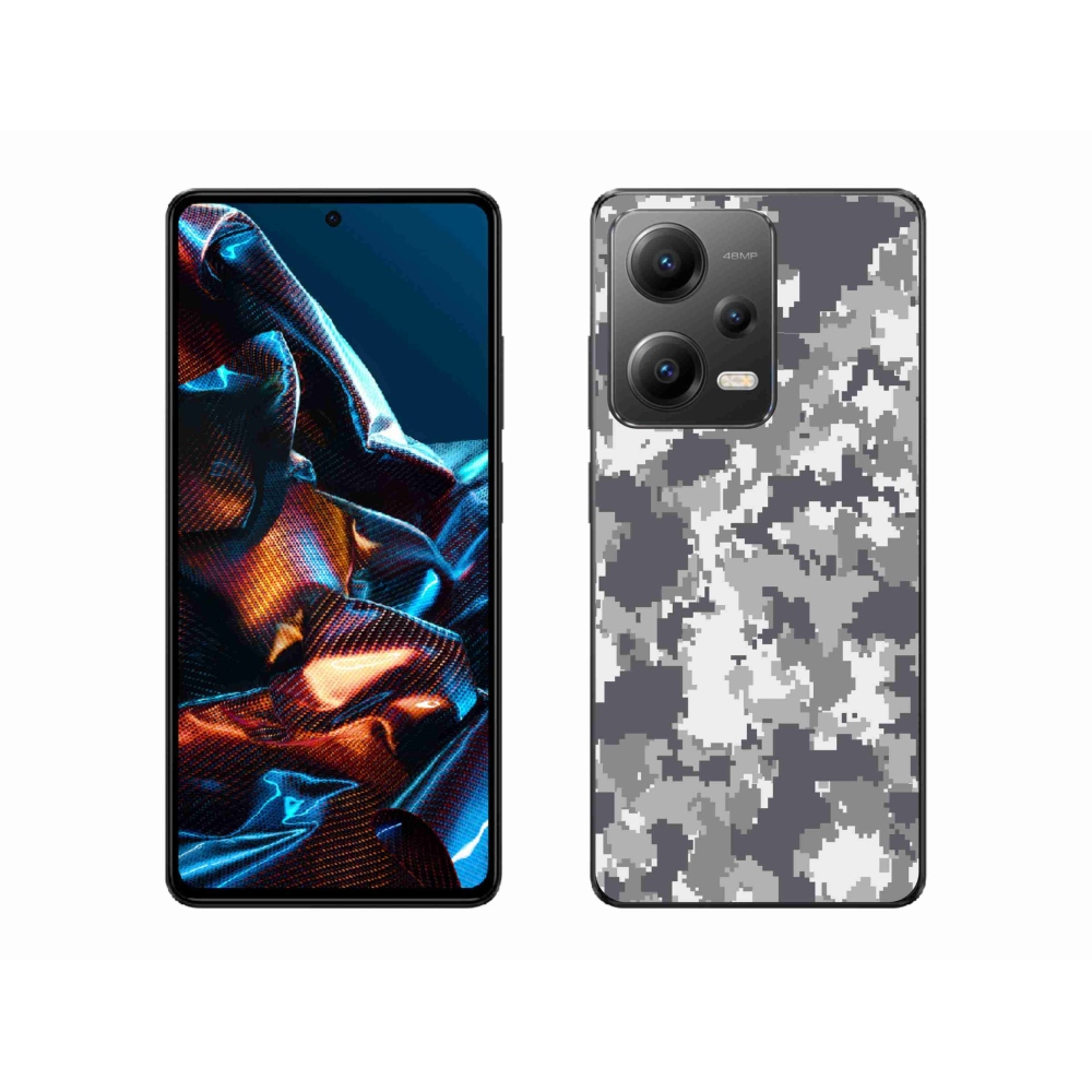 Gelový kryt mmCase na Xiaomi Redmi Note 12 Pro 5G - maskáčový vzor 2