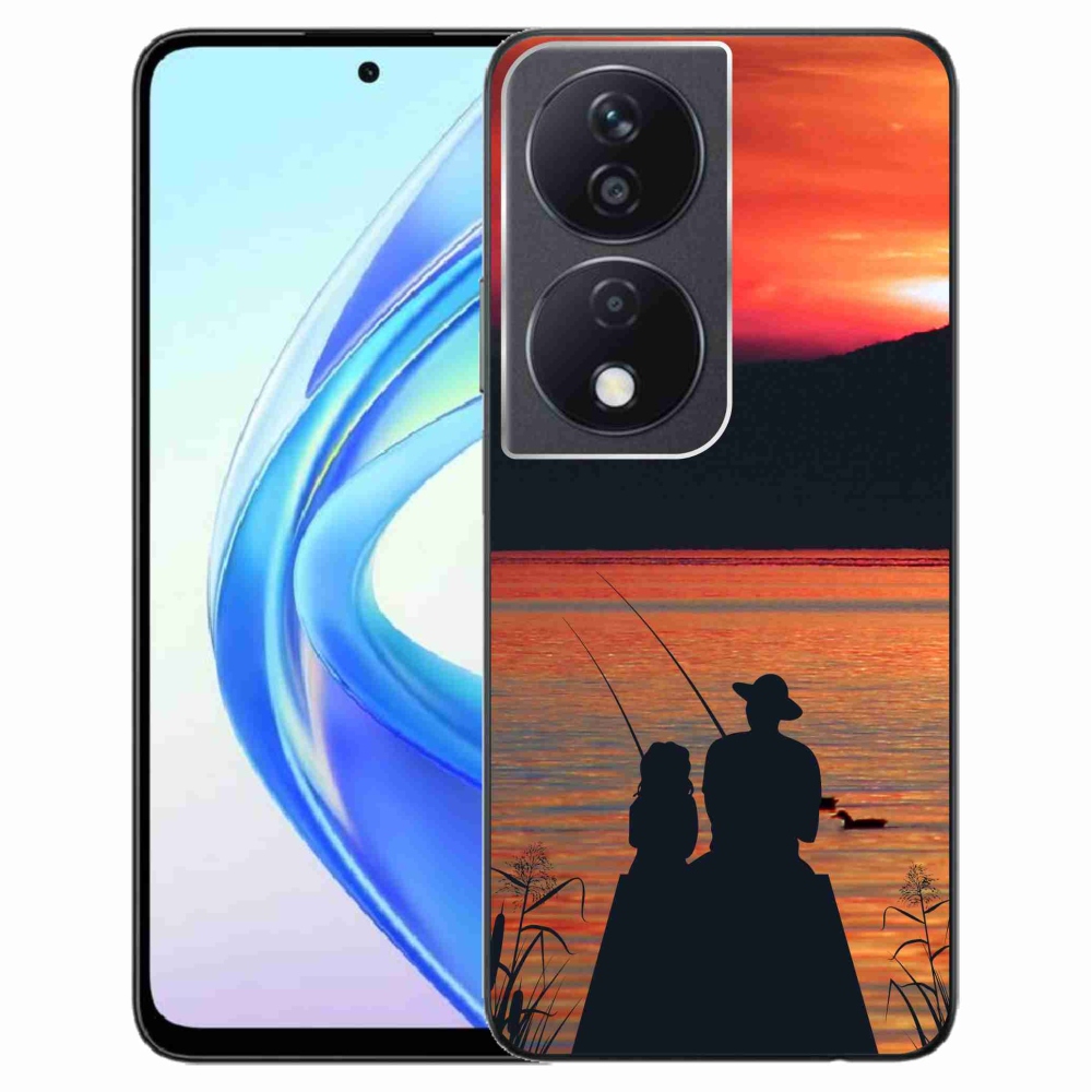 Gelový kryt mmCase na Honor X7b/Honor 90 Smart - rybaření 3