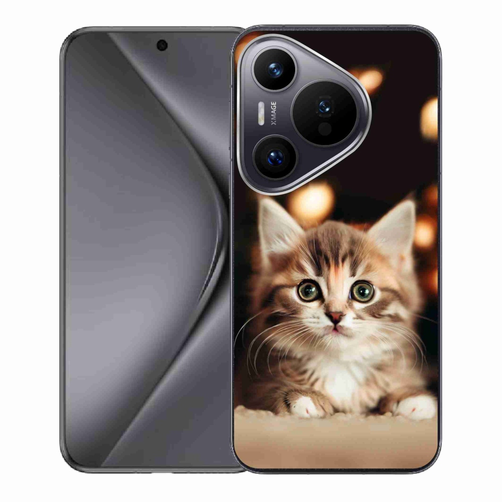 Gelový kryt mmCase na Huawei Pura 70 - roztomilé kotě 2