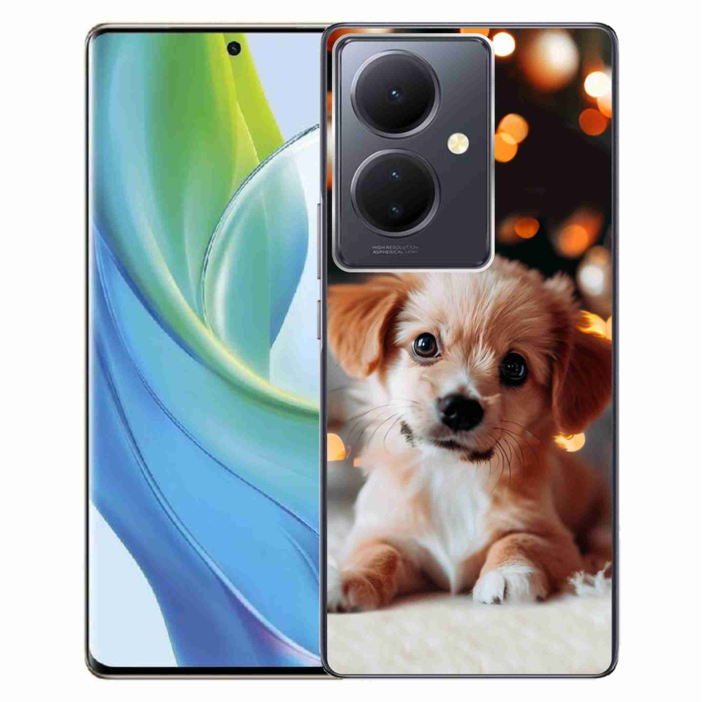 Gelový kryt mmCase na Vivo V29 Lite 5G - štěňátko