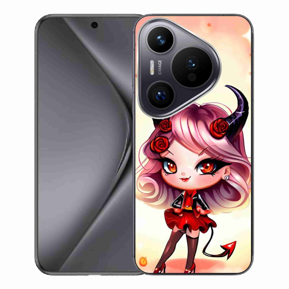 Gelový kryt mmCase na Huawei Pura 70 Pro - kreslená čertice