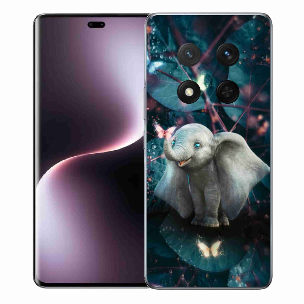 Gelový kryt mmCase na Honor Magic 7 Lite 5G - roztomilý slon