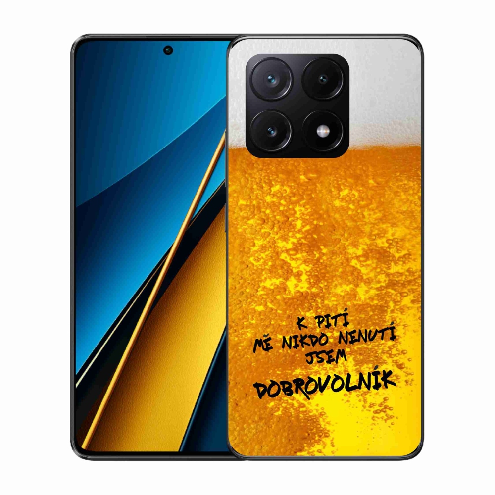 Gelový kryt mmCase na Xiaomi Poco X6 Pro 5G - pivní motiv 4