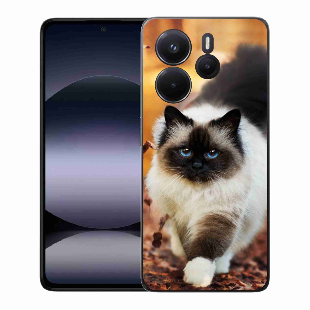 Gelový kryt mmCase na Xiaomi Redmi Note 14 - kočka