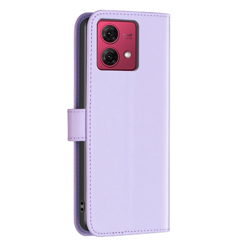 BNF knížkové pouzdro na Motorola Moto G84 5G - světlefialové