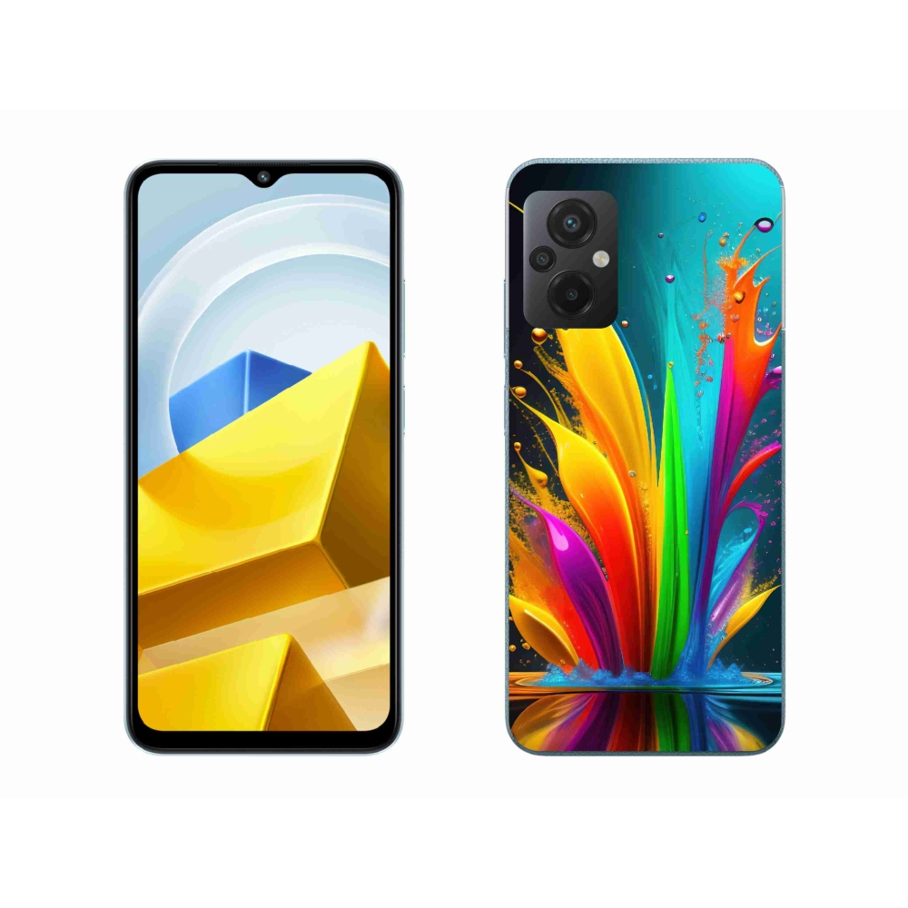 Gelový kryt mmCase na Xiaomi Poco M5 4G - abstraktní motiv 1