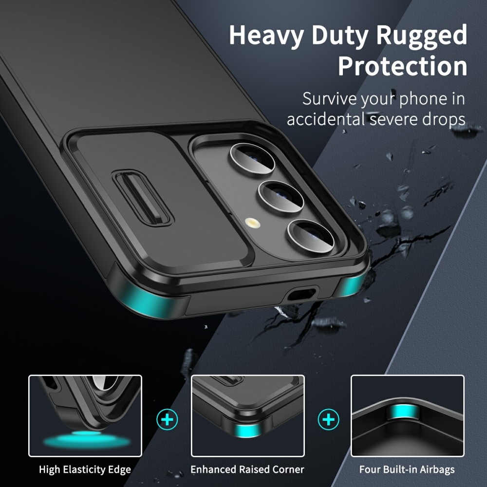 Camshield odolný kryt na Samsung Galaxy A36 5G/A56 5G - černý