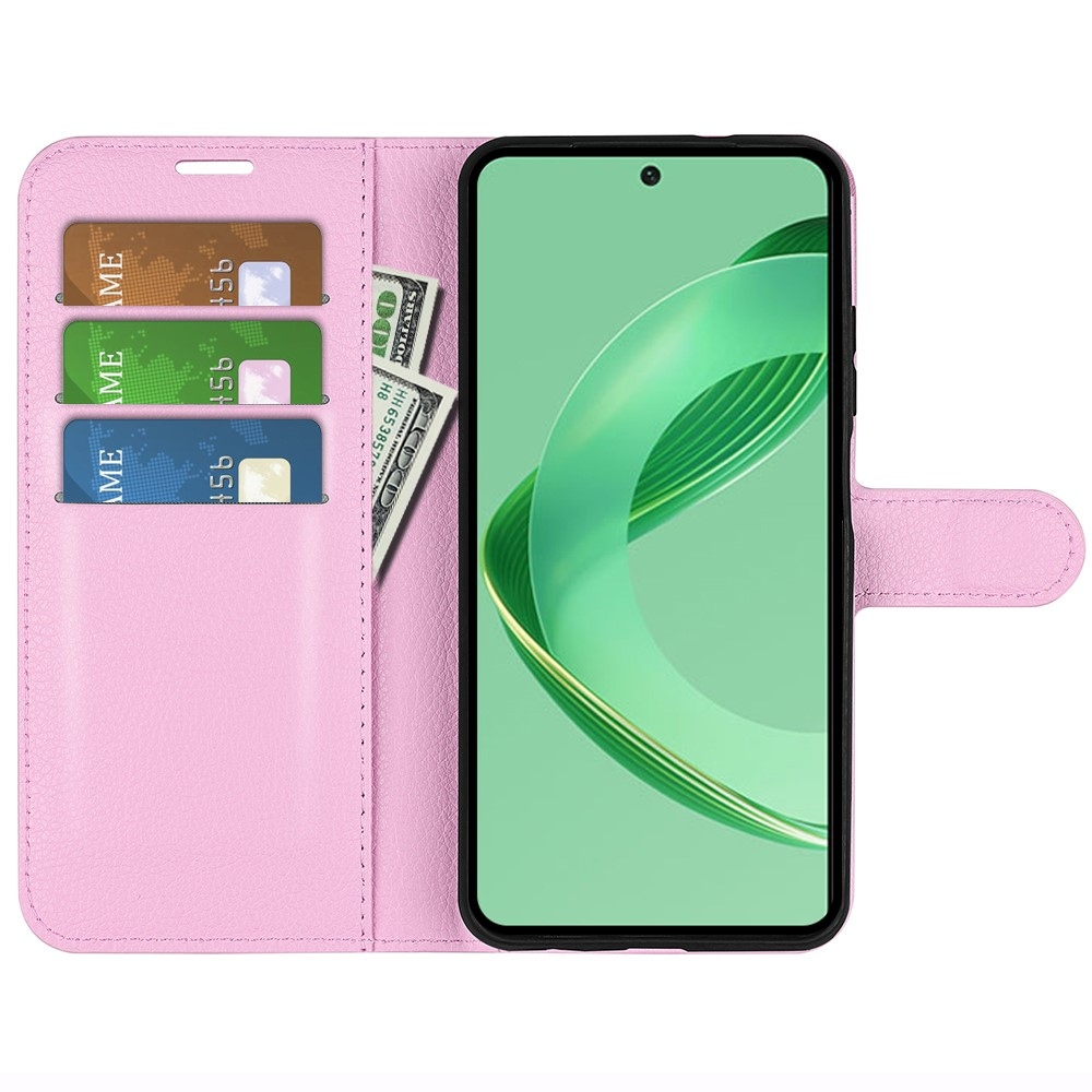 Litchi knížkové pouzdro na Huawei Nova 12 SE - růžové