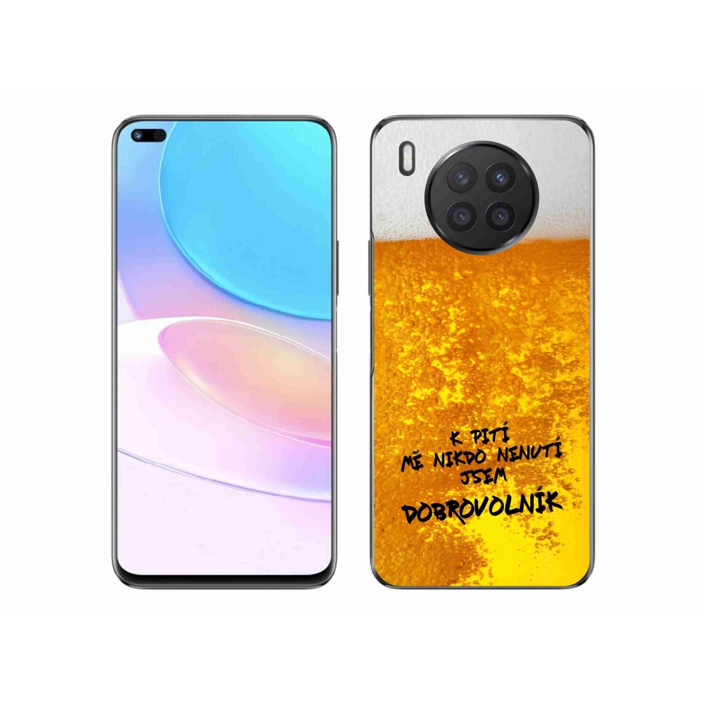 Gelový kryt mmCase na Honor 50 Lite - pivní motiv 4