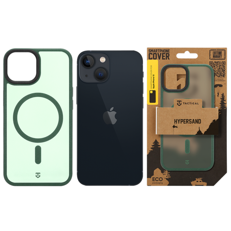 Tactical MagForce Hypersand Kryt pro Apple iPhone 13 Forest Green