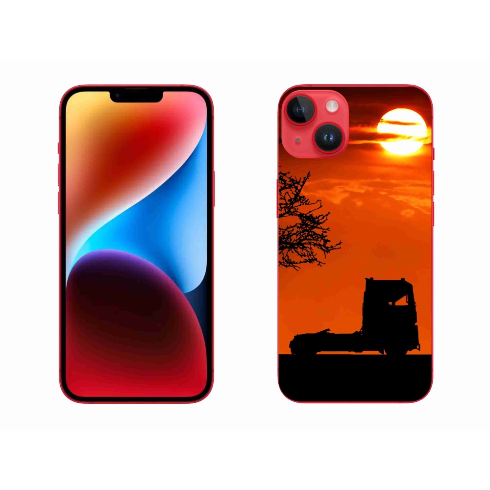 Gelový kryt mmCase na iPhone 14 Plus - kamion 3