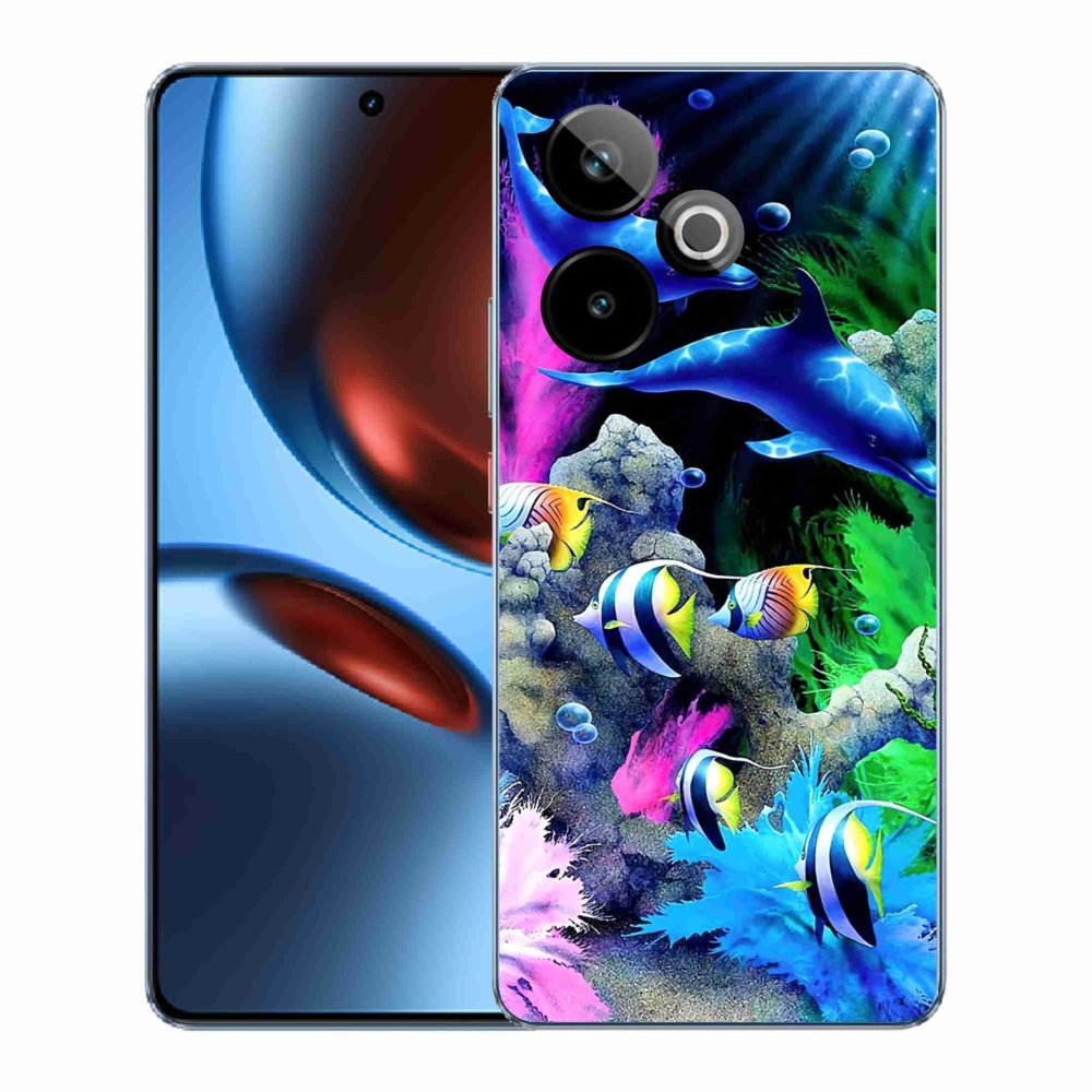 Gelový kryt mmCase na Realme GT 7 5G/GT 7T 5G - mořský svět