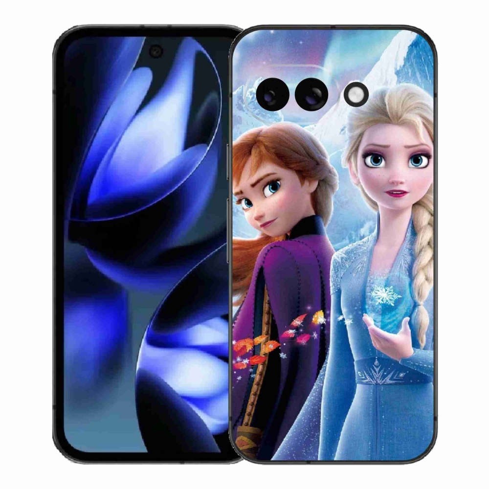 Gelový kryt mmCase na Google Pixel 9a - ledové království 3
