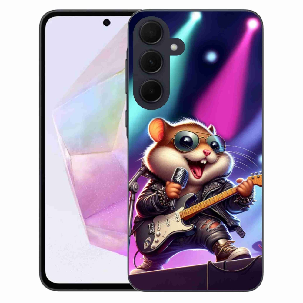 Gelový kryt mmCase na Samsung Galaxy A35 5G - křeček rocker