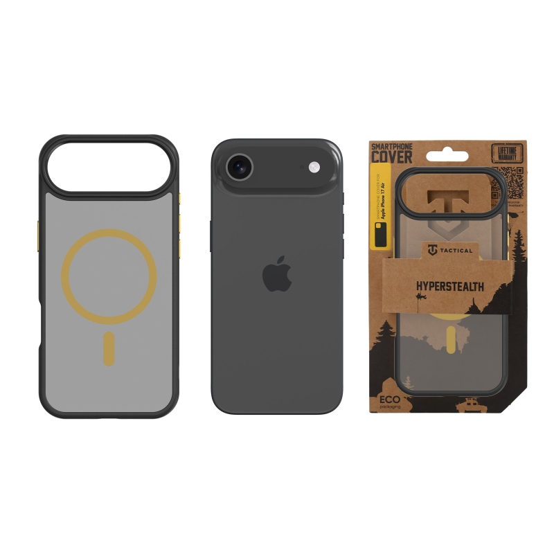 Tactical MagForce Hyperstealth 2.0 Kryt pro iPhone Air Black/Yellow