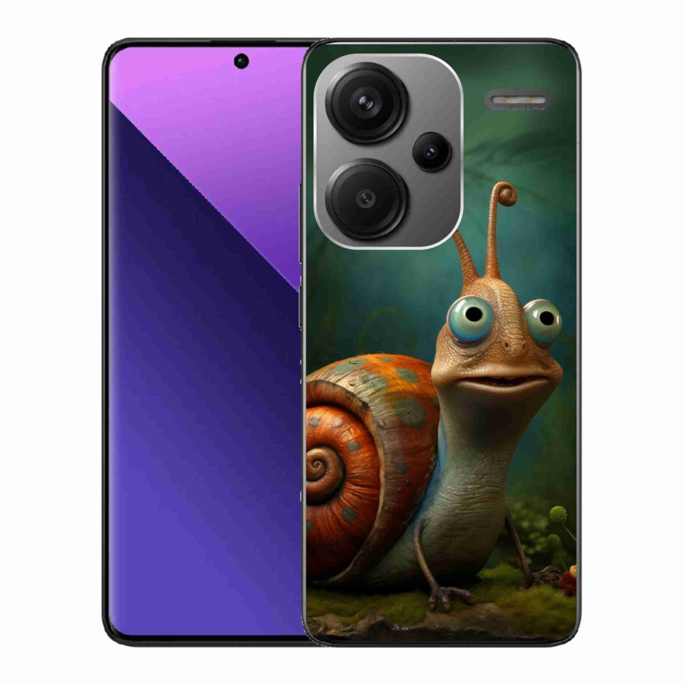 Gelový kryt mmCase na Xiaomi Redmi Note 13 Pro+ 5G - šnek