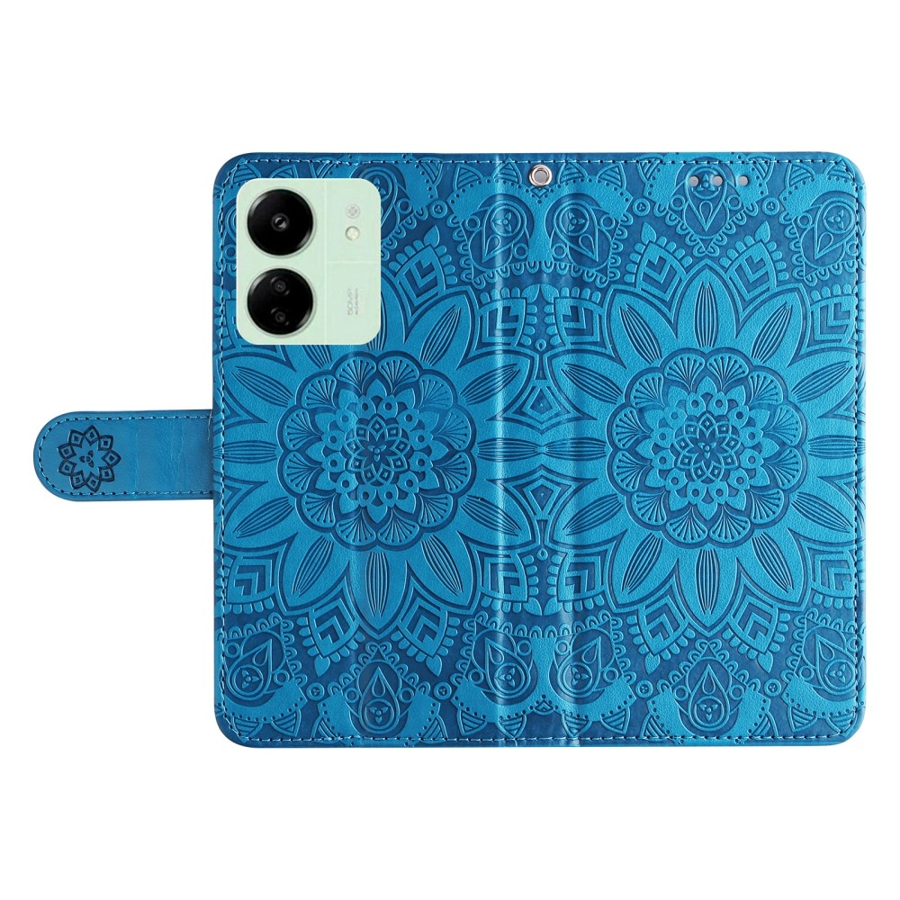 Sunflower knížkové pouzdro na Xiaomi Poco C65/Redmi 13C - modré