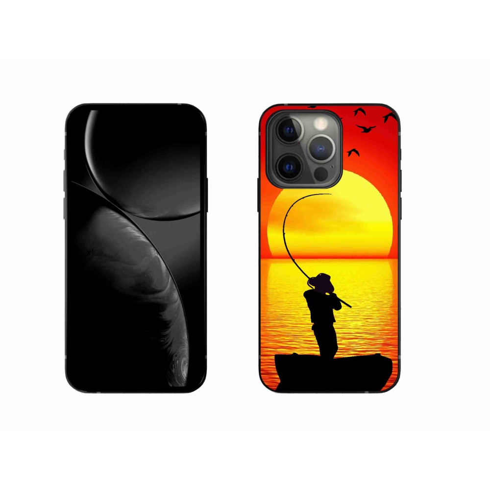 Gelový kryt mmCase na iPhone 13 Pro 6.1 - rybaření