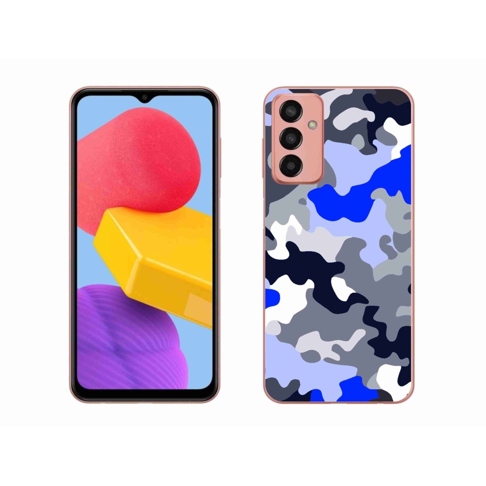 Gelový kryt mmCase na Samsung Galaxy M13 - maskáčový vzor 8
