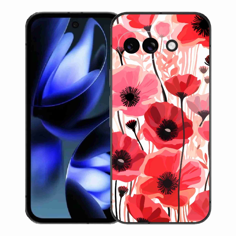 Gelový kryt mmCase na Google Pixel 9a - vlčí mák 1