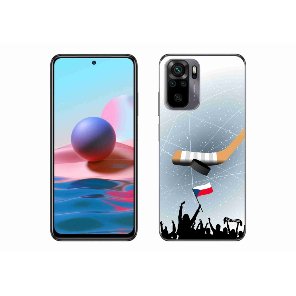Gelový kryt mmCase na Xiaomi Redmi Note 10 4G - fanoušci hokeje