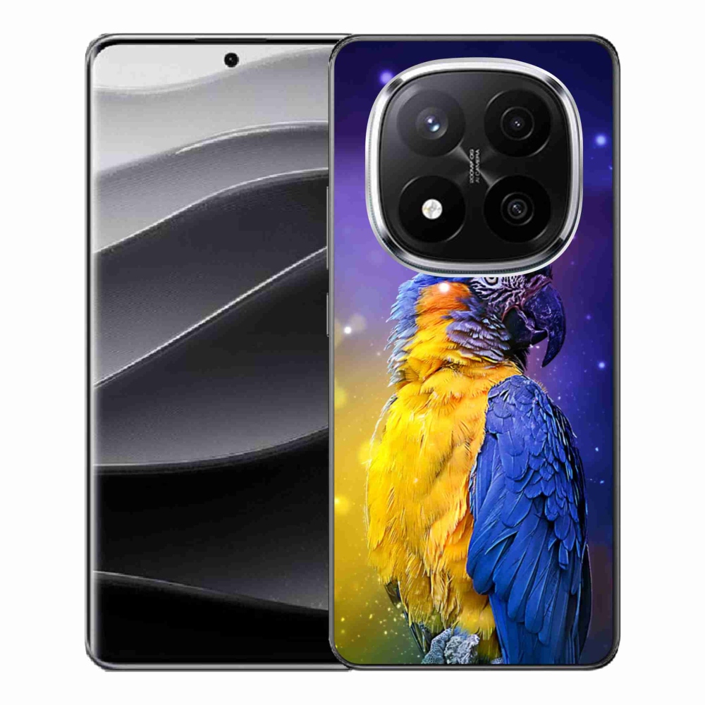 Gelový kryt mmCase na Xiaomi Redmi Note 14 Pro+ 5G - papoušek ara 1