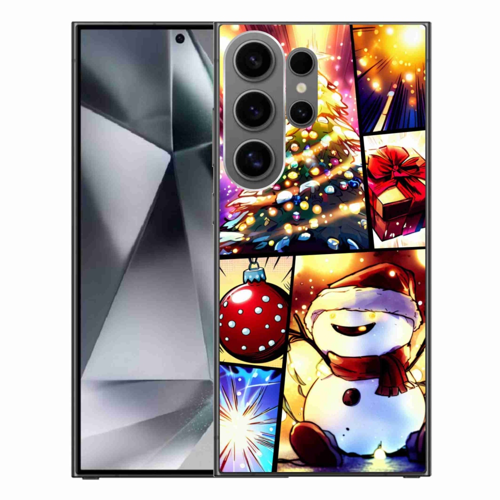 Gelový kryt mmCase na Samsung Galaxy S24 Ultra - vánoční motivy 1
