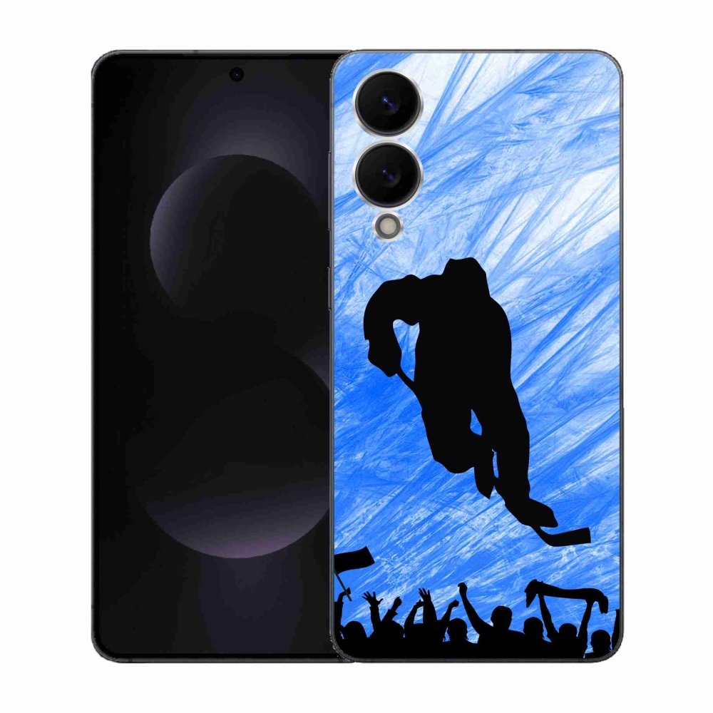 Gelový kryt mmCase na Samsung Galaxy S25 Edge - hokejový hráč