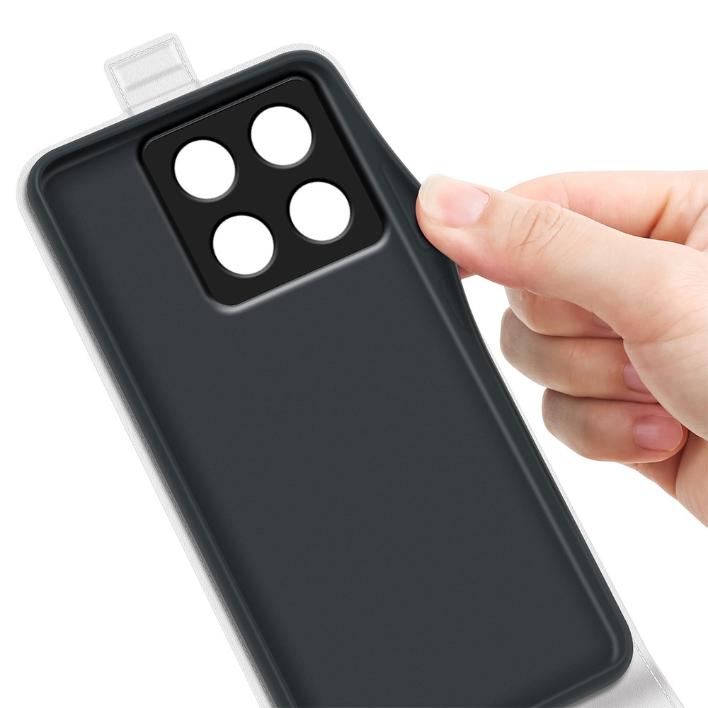 Vertical knížkové pouzdro na Xiaomi 14T Pro - bílé