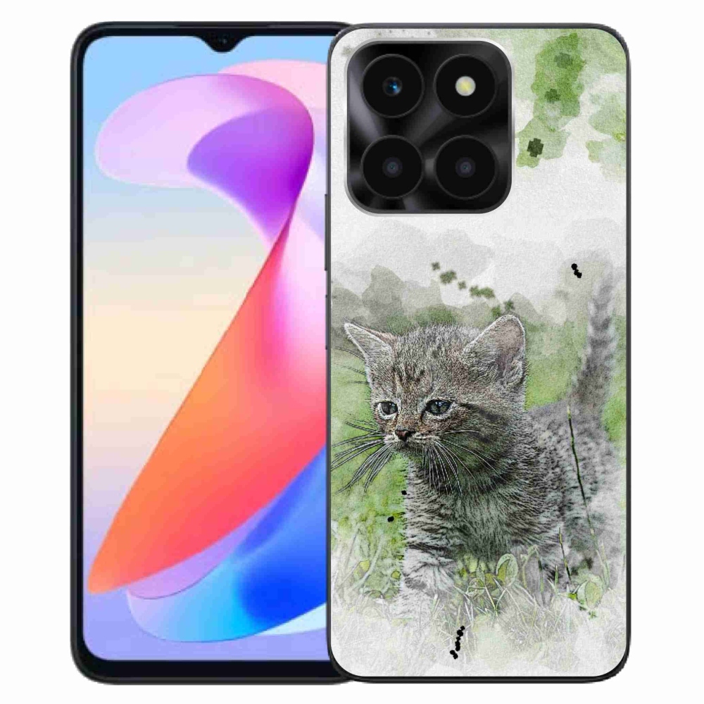 Gelový kryt mmCase na Honor X6a - roztomilé kotě 1