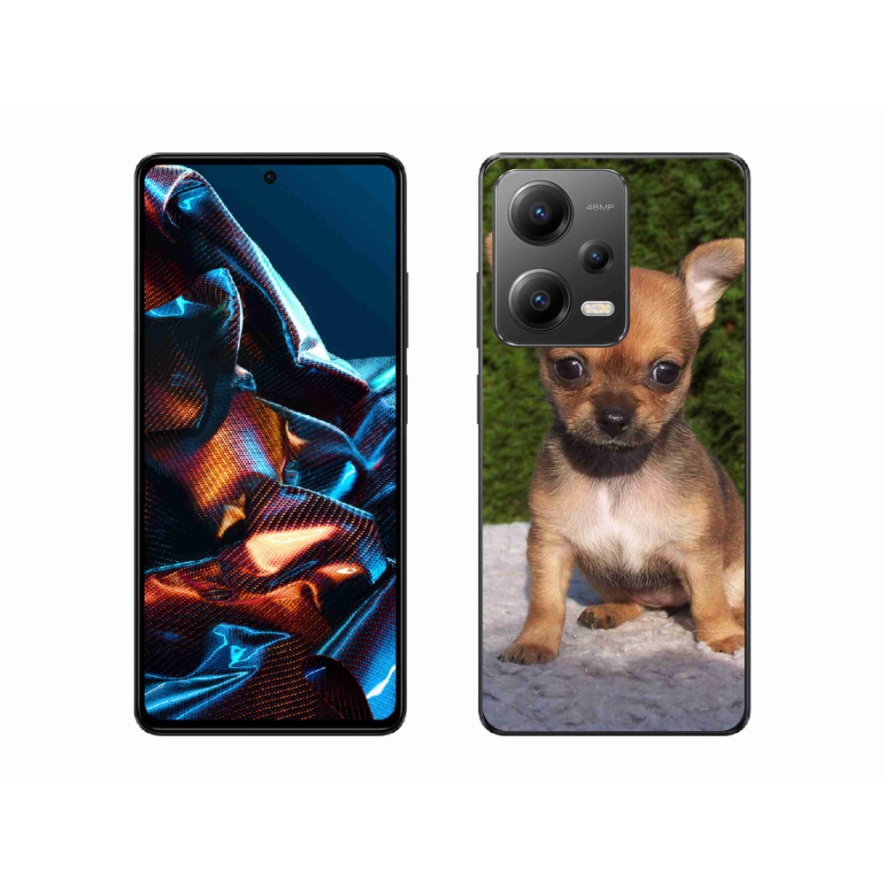 Gelový obal mmCase na mobil Xiaomi Redmi Note 12 Pro 5G - čivava 3