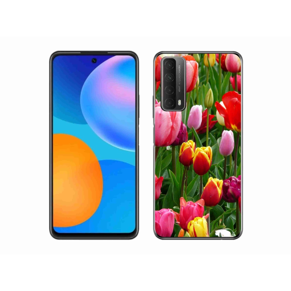 Gelový kryt mmCase na Huawei P Smart (2021) - tulipány