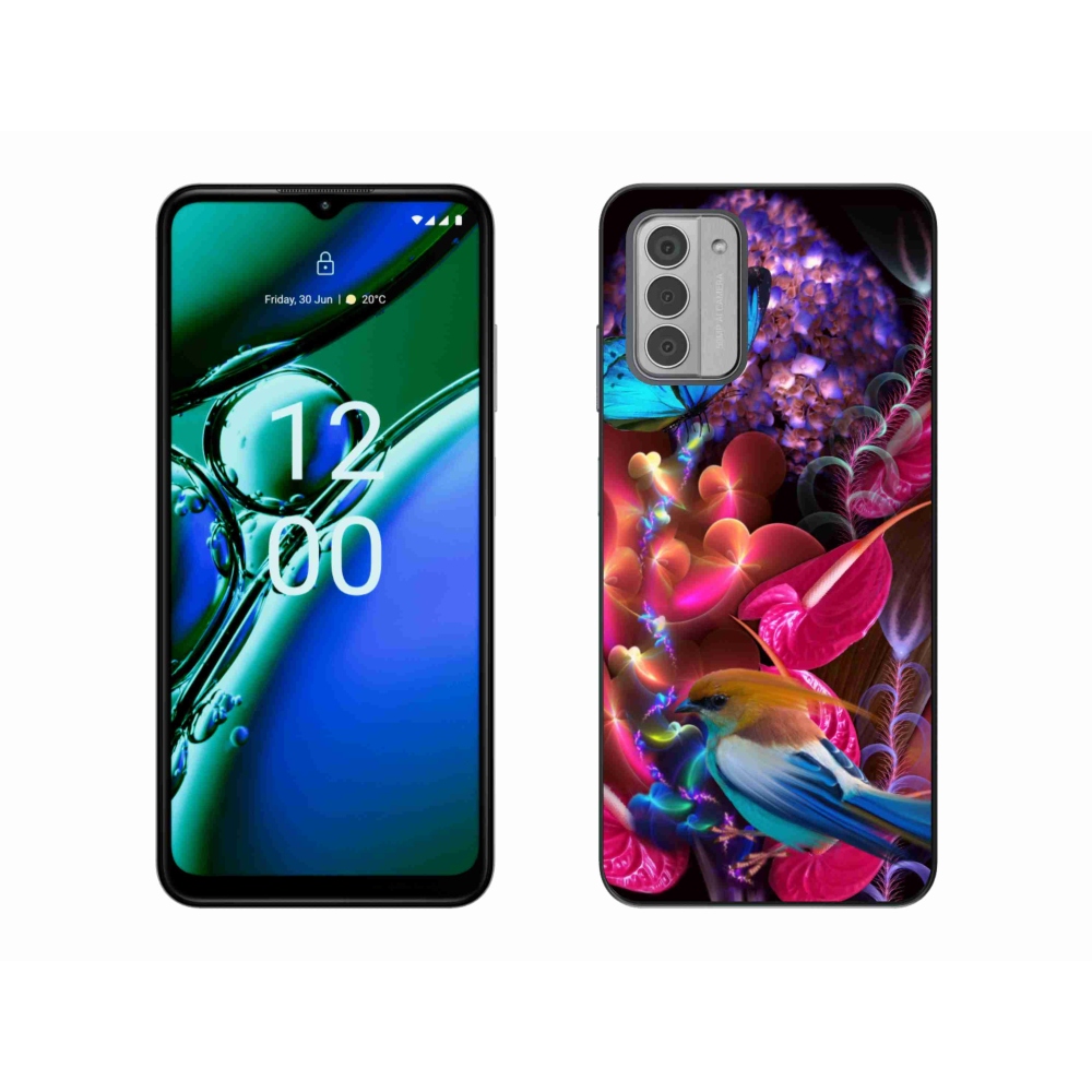 Gelový kryt mmCase na Nokia G42 - barevné květiny