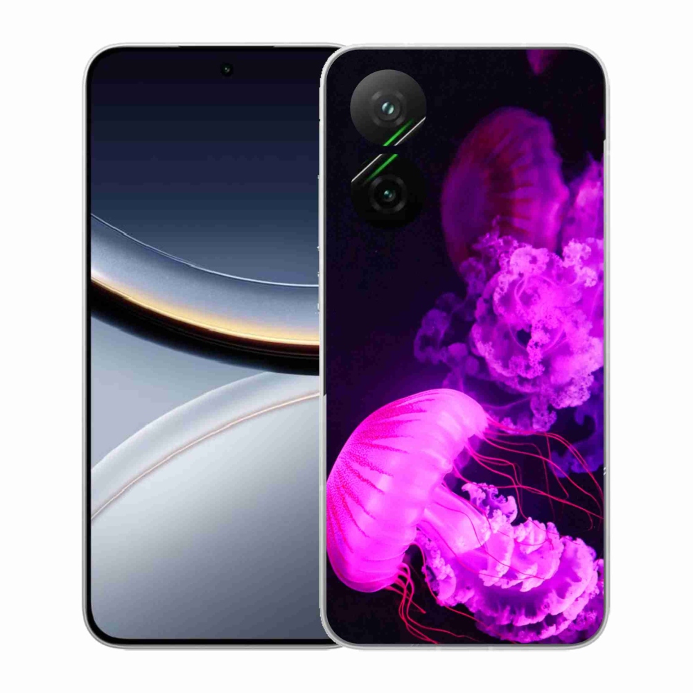 Gelový kryt mmCase na Xiaomi Poco F7 5G - medúza 1