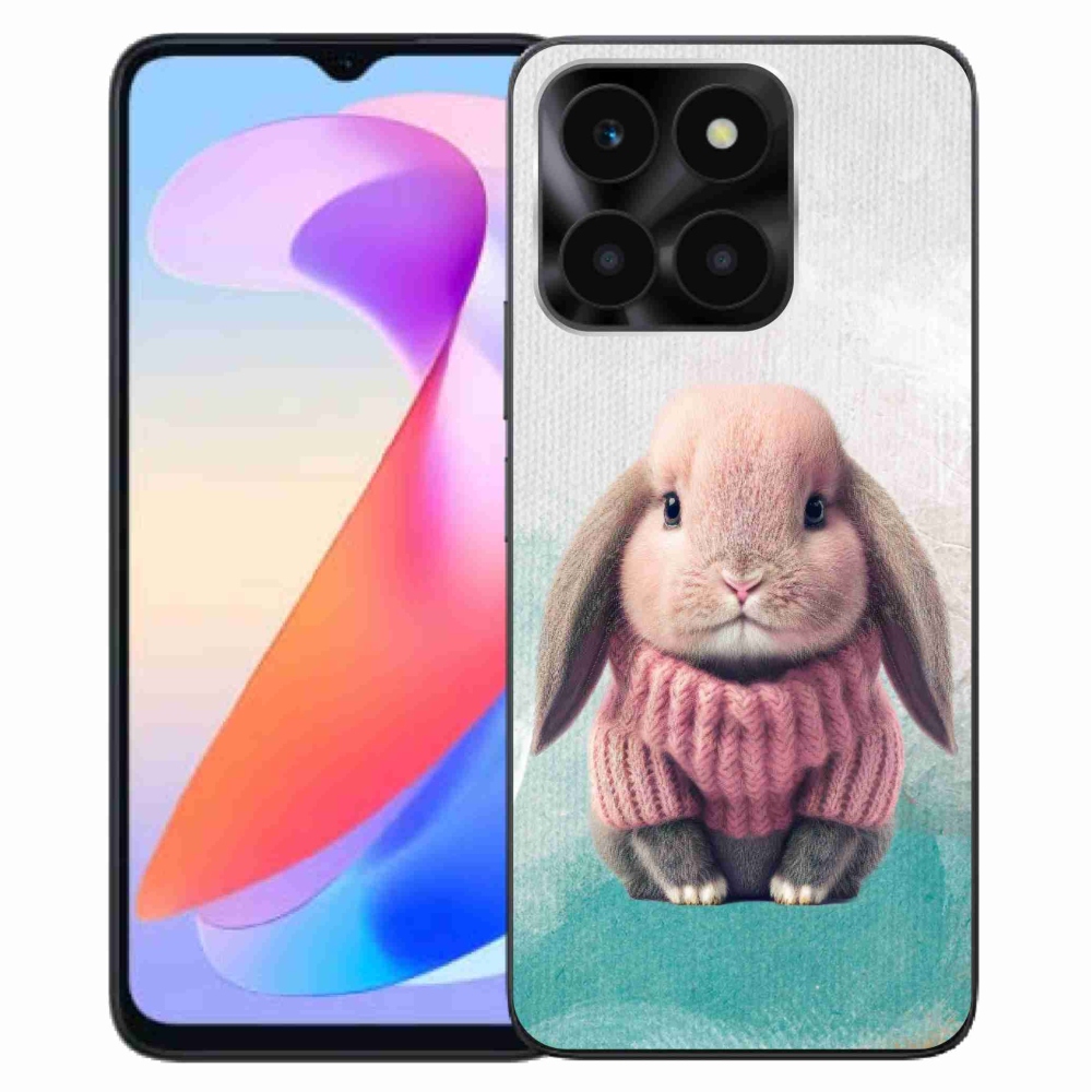 Gelový kryt mmCase na Honor X6a - králíček ve svetru
