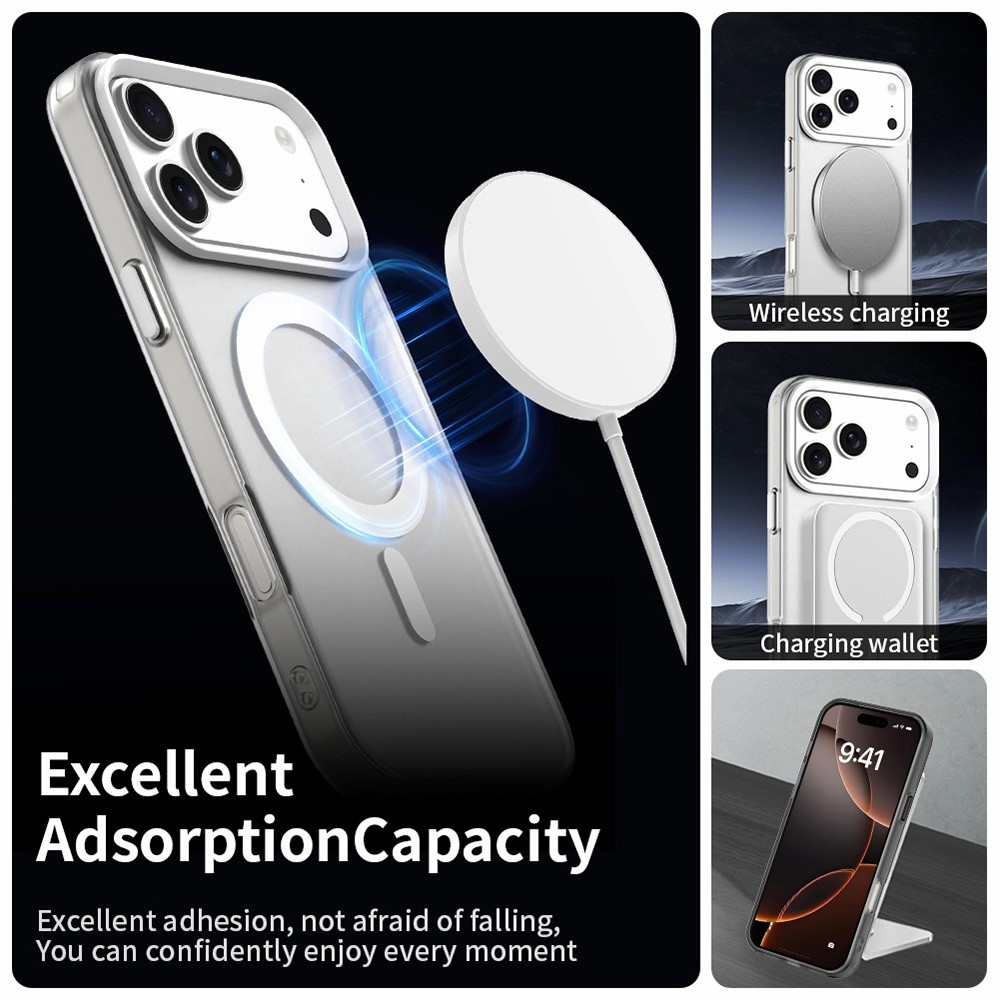 Candy gelový obal s MagSafe na iPhone 17 Pro - bílý