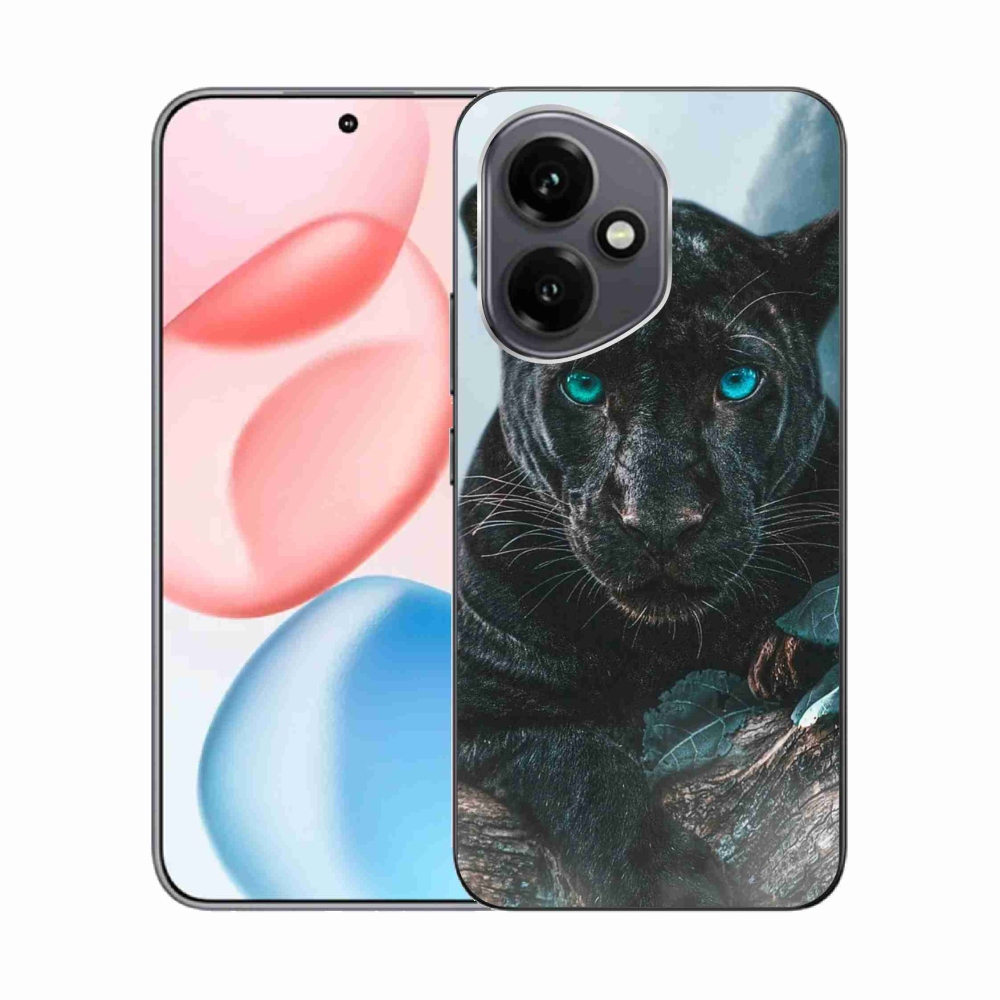 Gelový kryt mmCase na Honor 400 - černý panter
