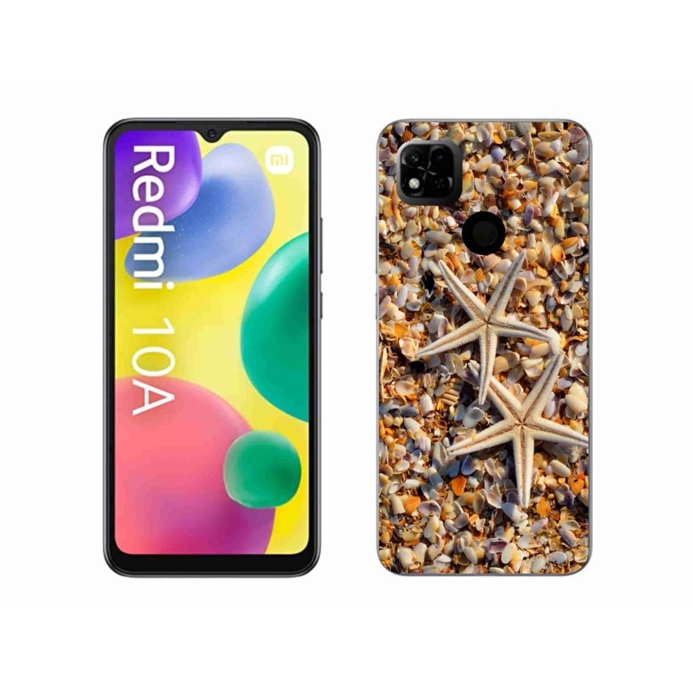 Gelový kryt mmCase na Xiaomi Redmi 10A - mořské hvězdice