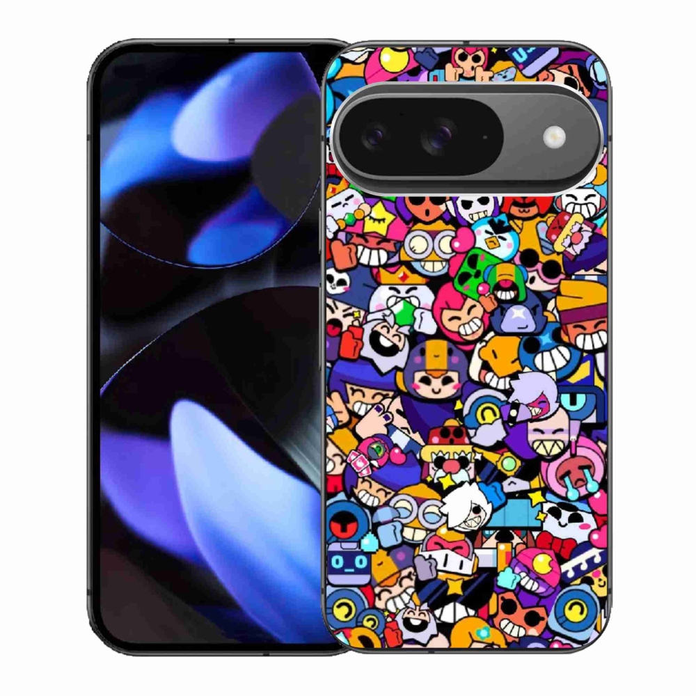 Gelový kryt mmCase na Google Pixel 9/9 Pro - brawl stars 2