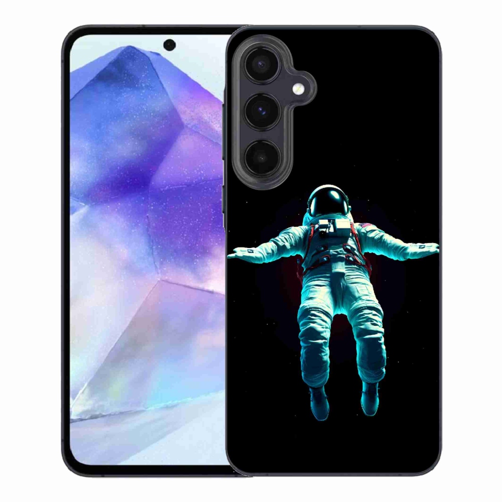 Gelový kryt mmCase na Samsung Galaxy A55 5G - kosmonaut