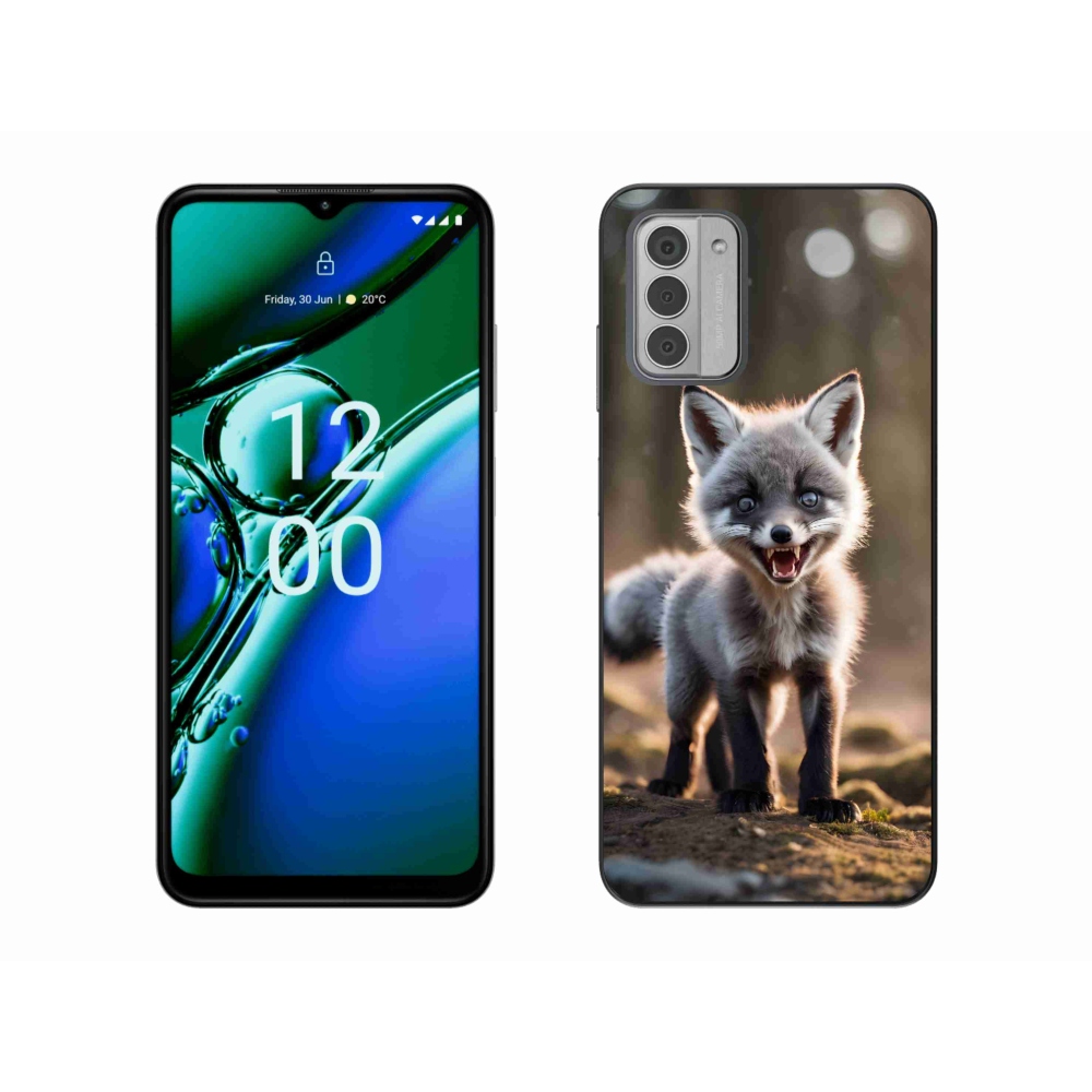 Gelový kryt mmCase na Nokia G42 - rozzuřená liška