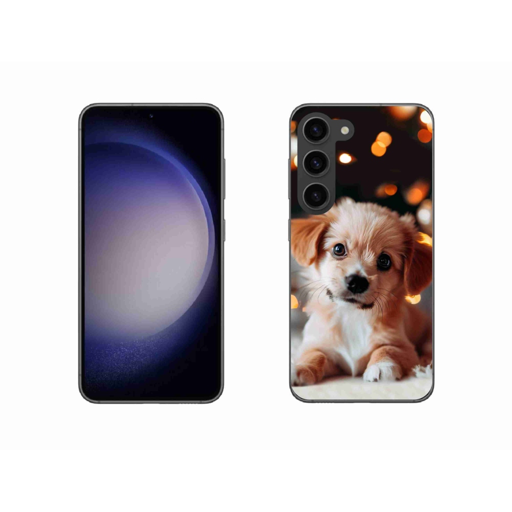 Gelový kryt mmCase na Samsung Galaxy S23 5G - štěňátko