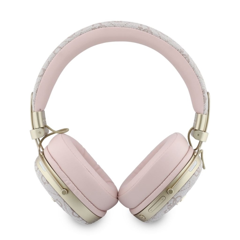 Guess 4G Metal Script Logo ENC Bezdrátová Sluchátka Pink