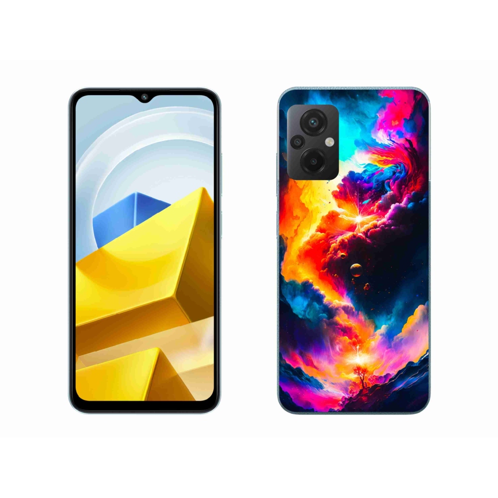 Gelový kryt mmCase na Xiaomi Poco M5 4G - abstraktní motiv