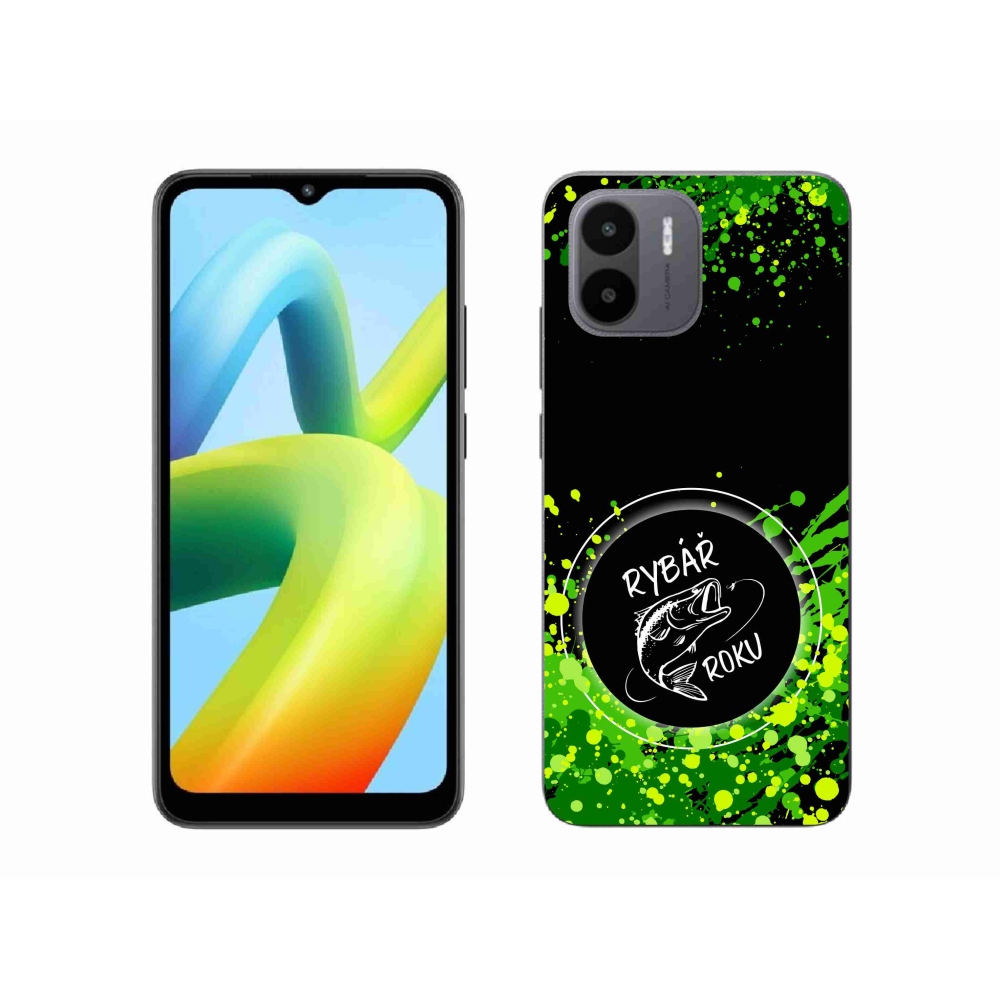 Gelový kryt mmCase na Xiaomi Redmi A1 - rybář roku černé pozadí