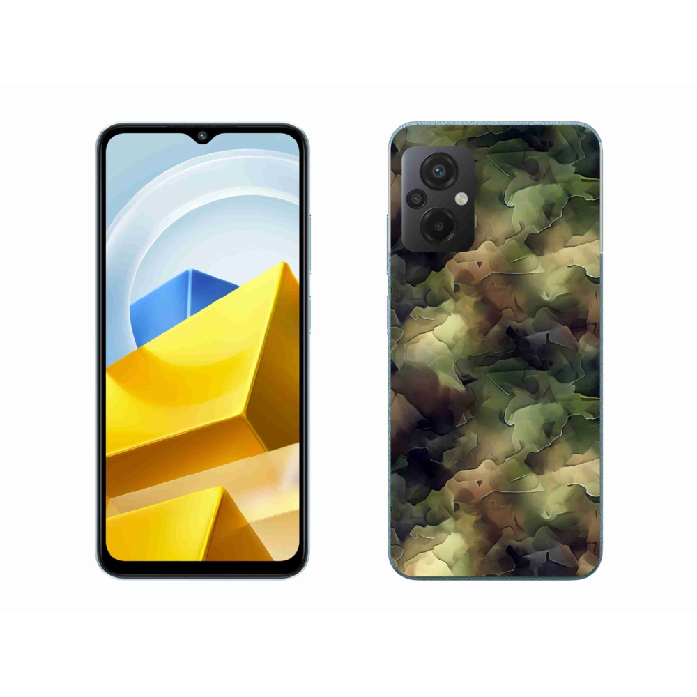 Gelový kryt mmCase na Xiaomi Poco M5 4G - maskáčový vzor 10
